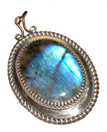 Hand Made Labradorite Pendant