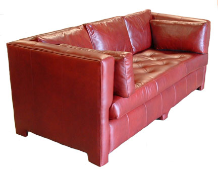 The Bogota Sofa in Red